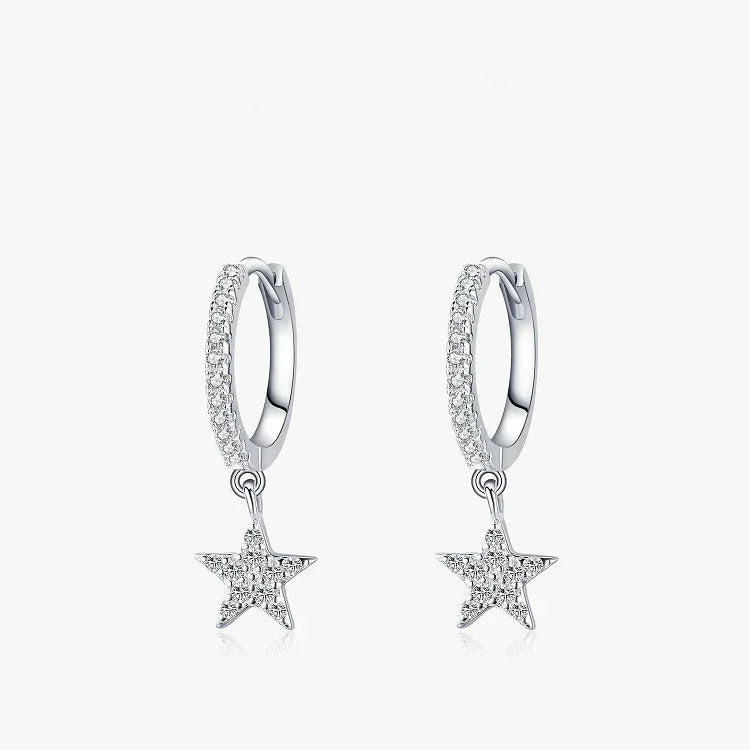 Sparkling Star Dangle Elegance - TM & Co. Jewels