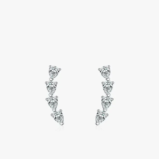 Dazzling CZ Water Drop Earrings - TM & Co. Jewels