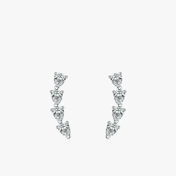 Dazzling CZ Water Drop Earrings - TM & Co. Jewels