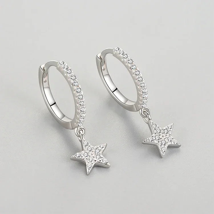 Sparkling Star Dangle Elegance - TM & Co. Jewels