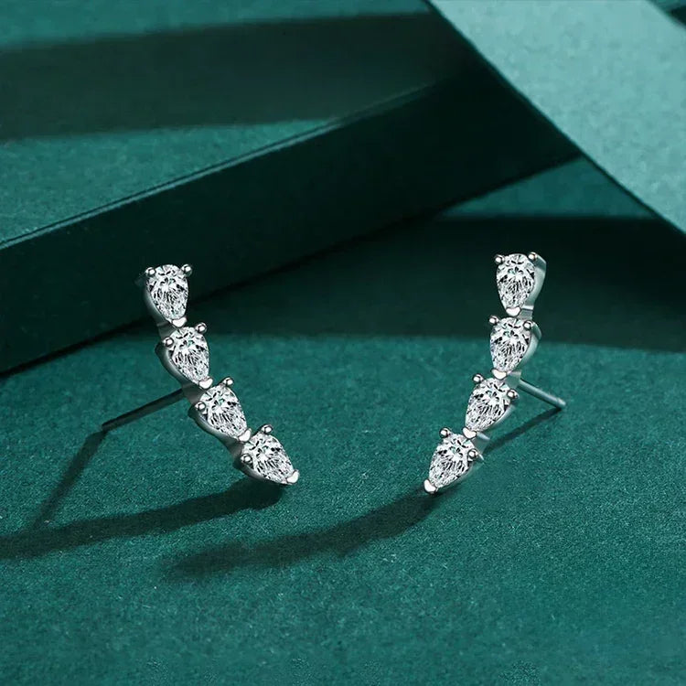 Dazzling CZ Water Drop Earrings - TM & Co. Jewels