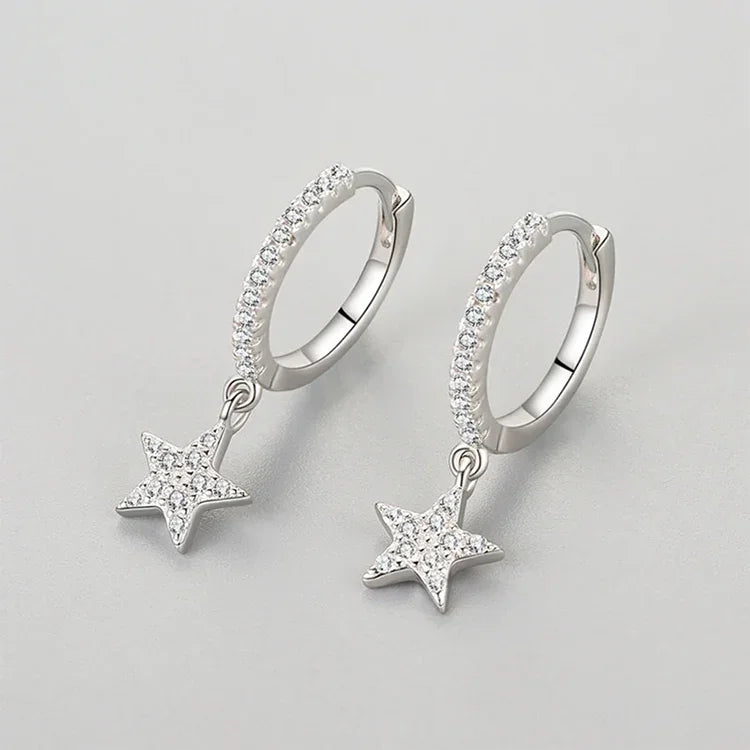 Sparkling Star Dangle Elegance - TM & Co. Jewels