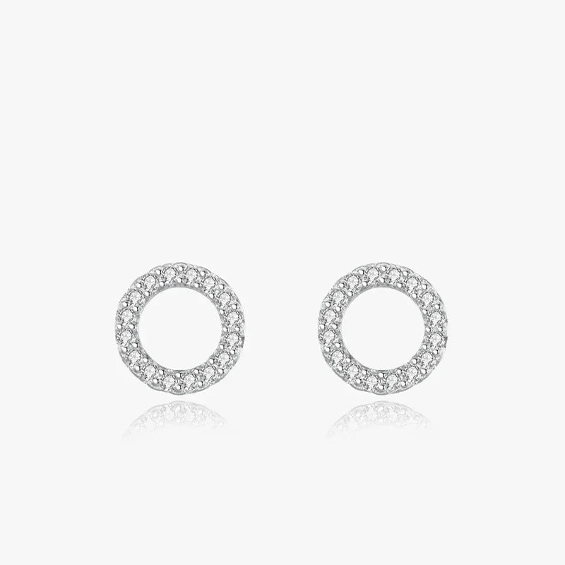 Classic Clear Spark Studs - TM & Co. Jewels