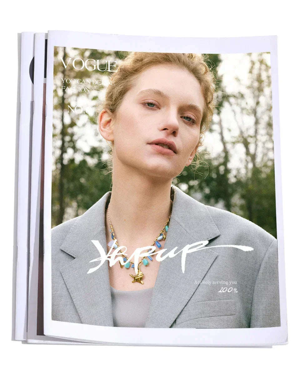 Starfish Kisses Charm Necklace - TM & CO. JEWELS 