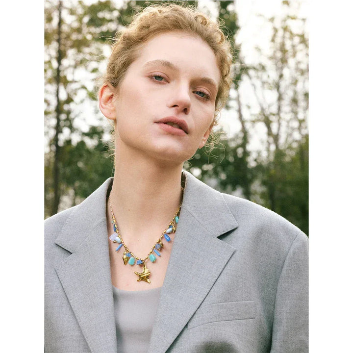 Starfish Kisses Charm Necklace - TM & CO. JEWELS 