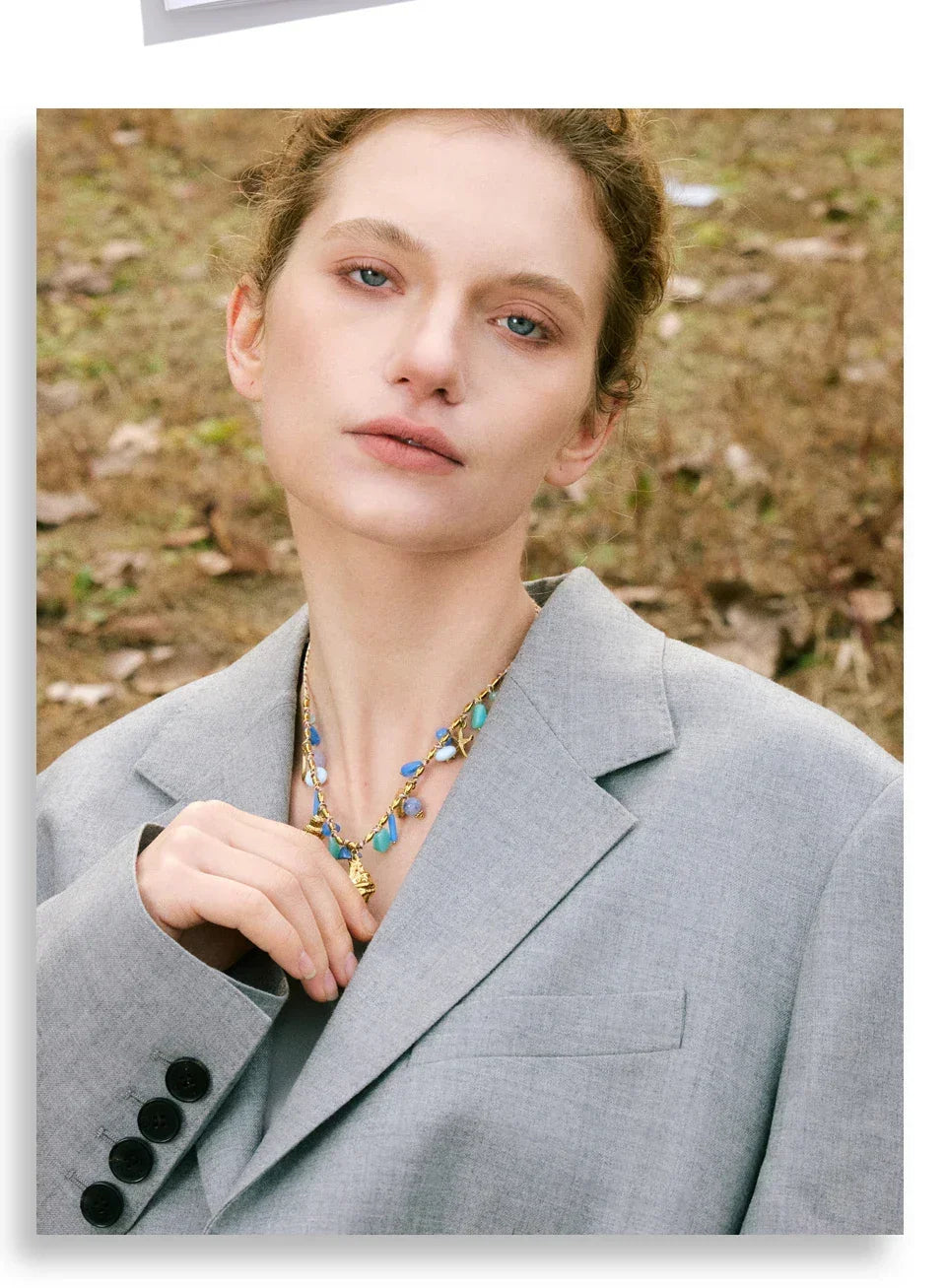 Starfish Kisses Charm Necklace - TM & CO. JEWELS 