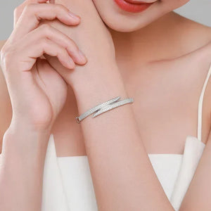 Mia's Mesmerizing CZ Link Bracelet - TM & CO. JEWELS 