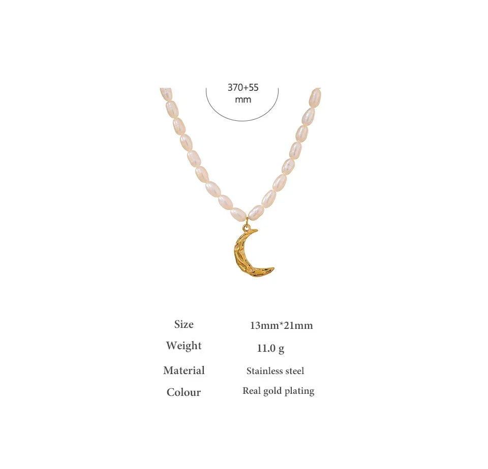 Lunar Pearl Choker - TM & CO. JEWELS 
