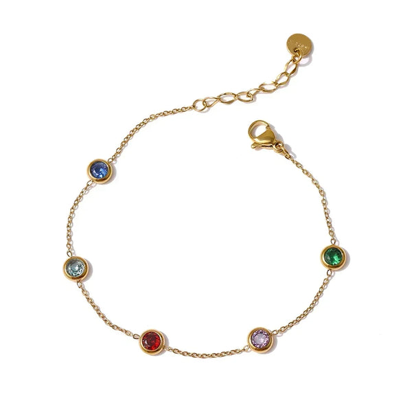 Sophia's Spectrum Charm Bracelet - TM & Co. Jewels