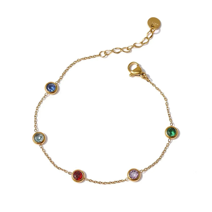 Sophia's Spectrum Charm Bracelet - TM & Co. Jewels