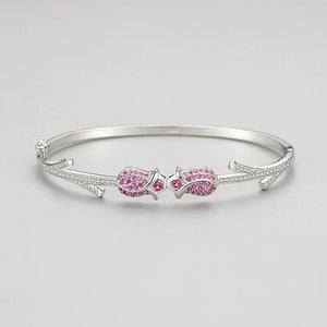 Petal Kiss Sterling Charm Bracelet - TM & Co. Jewels
