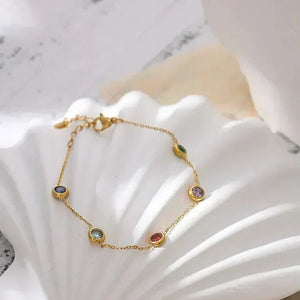 Sophia's Spectrum Charm Bracelet - TM & Co. Jewels