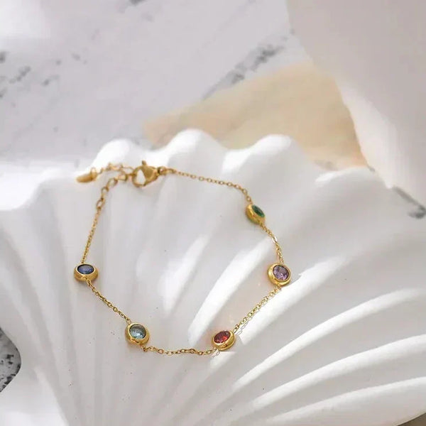 Sophia's Spectrum Charm Bracelet - TM & Co. Jewels