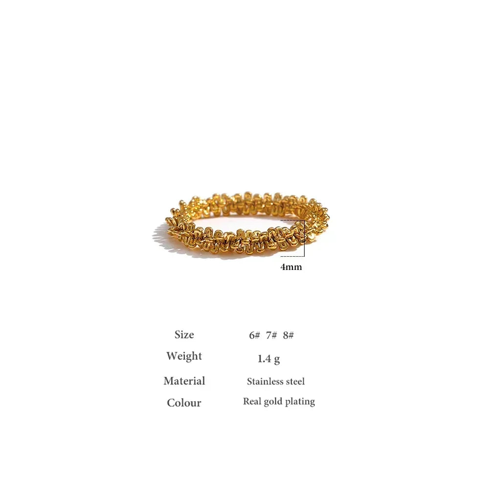 Elegant Twist Charm Ring - TM & Co. Jewels