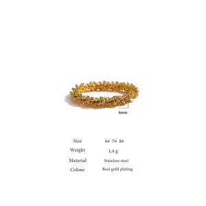 Elegant Twist Charm Ring - TM & Co. Jewels