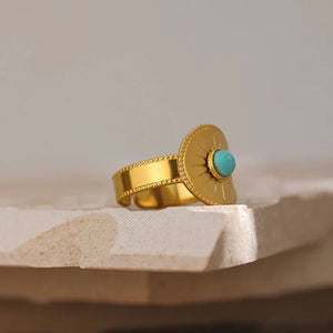Bague Eleganza avec accents de pierre