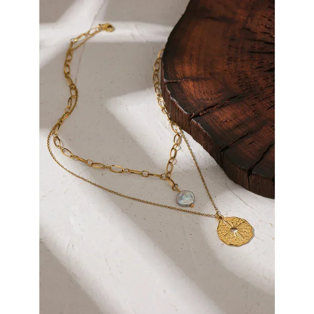 Nova Layered Pendant - TM & CO. JEWELS 
