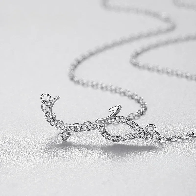 Croc Line Silver Pendant - TM & Co. Jewels