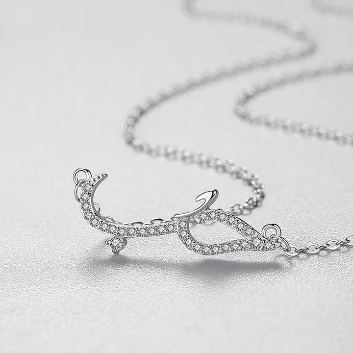 Croc Line Silver Pendant - TM & Co. Jewels