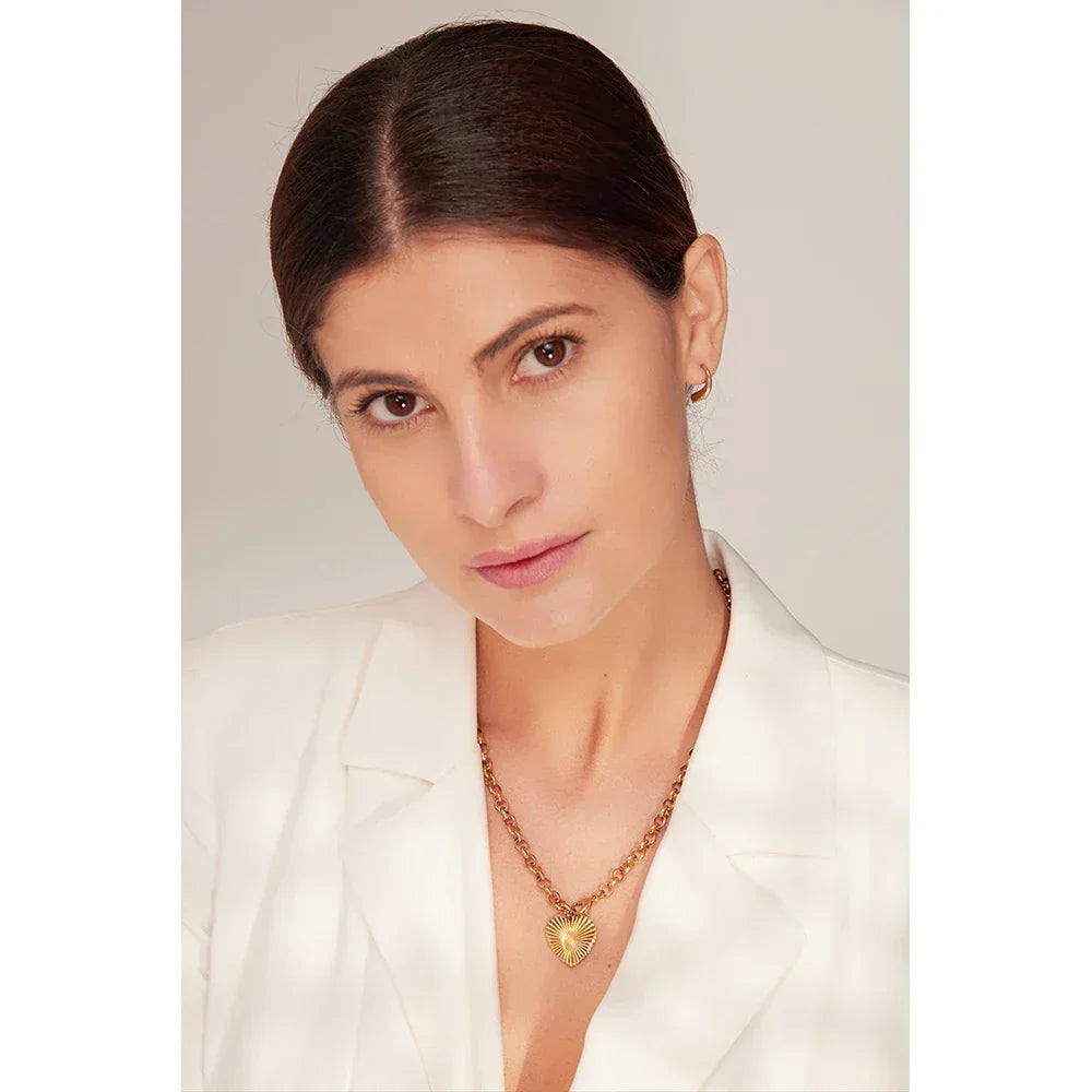 Rose Bloom Heart Necklace - TM & Co. Jewels