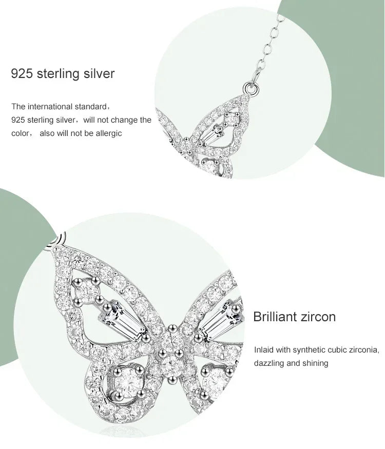Butterfly Bliss Necklace - TM & CO. JEWELS 