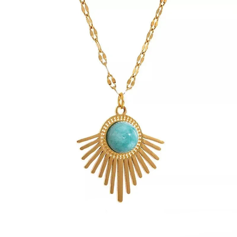 Stone Symphony Geometric Pendant - TM & Co. Jewels