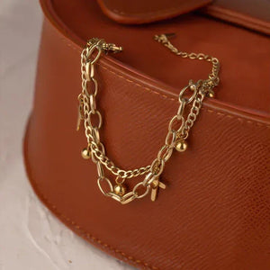 Divine Harmony Cross Bracelet - TM & Co. Jewels