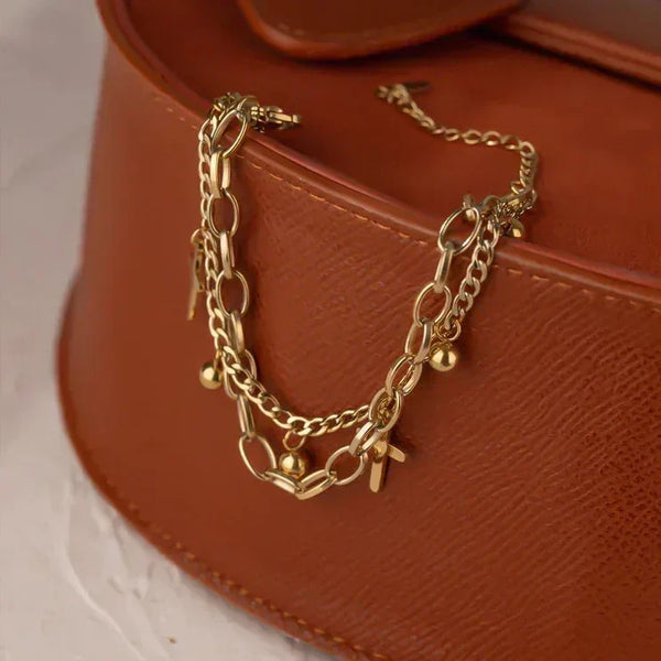 Divine Harmony Cross Bracelet - TM & Co. Jewels