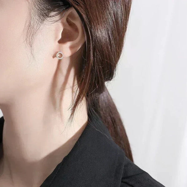Classic Clear Spark Studs - TM & Co. Jewels