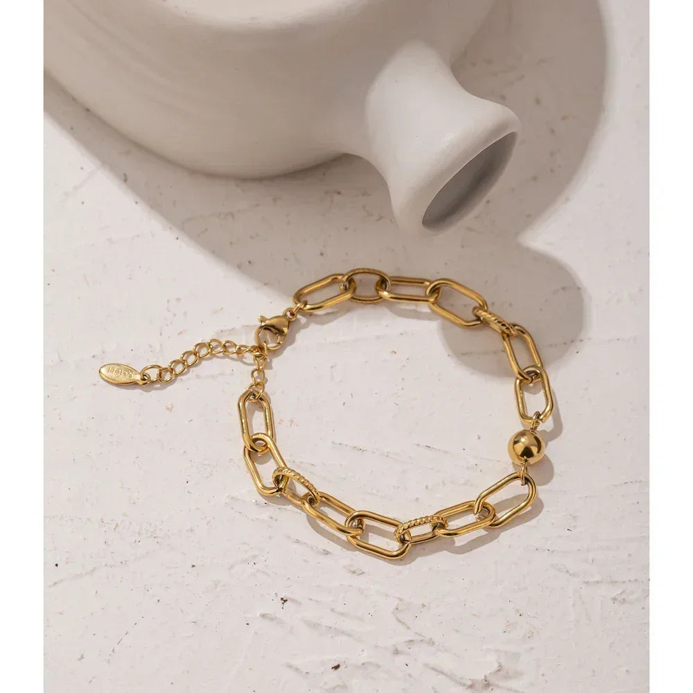 Golden Harmony Charm Bracelet - TM & Co. Jewels