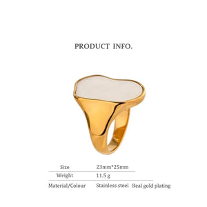 Vintage Glow Stainless Ring - TM & Co. Jewels