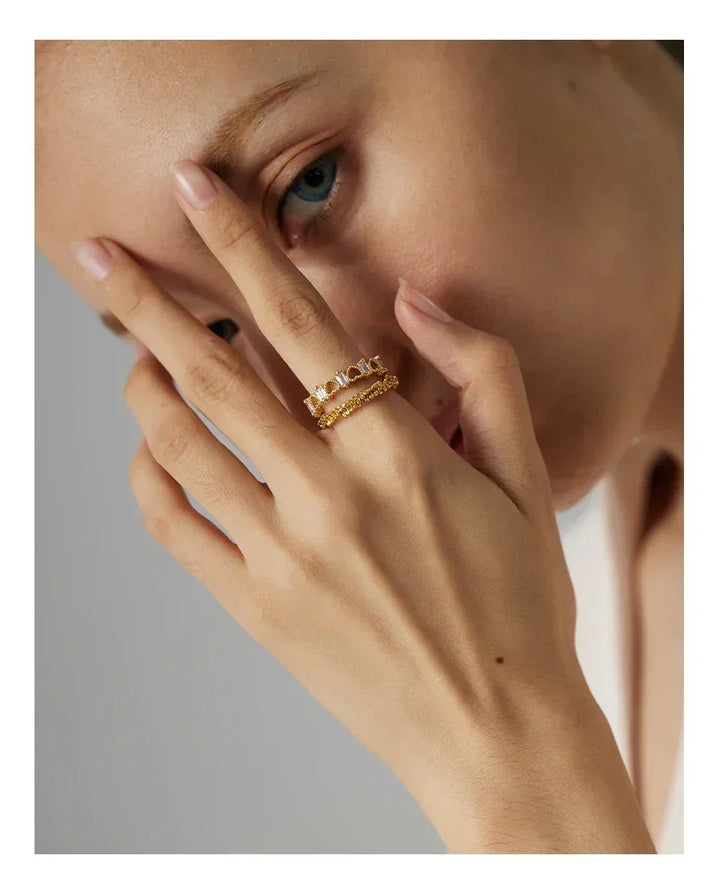 Elegant Twist Charm Ring - TM & Co. Jewels