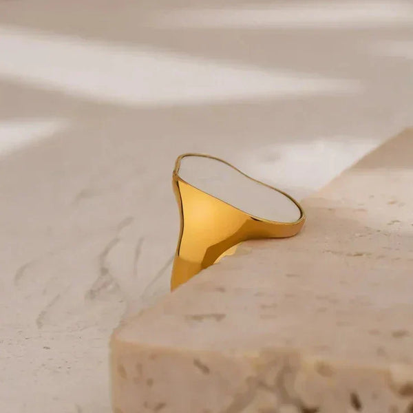 Vintage Glow Stainless Ring - TM & Co. Jewels