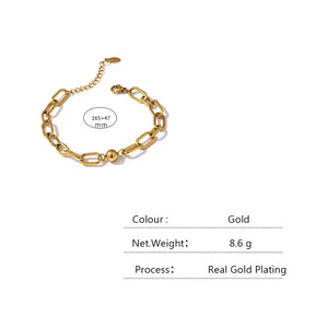 Golden Harmony Charm Bracelet - TM & Co. Jewels
