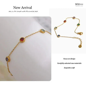 Sophia's Spectrum Charm Bracelet - TM & Co. Jewels
