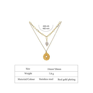 Nova Layered Pendant - TM & CO. JEWELS 