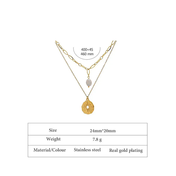 Nova Layered Pendant - TM & CO. JEWELS 