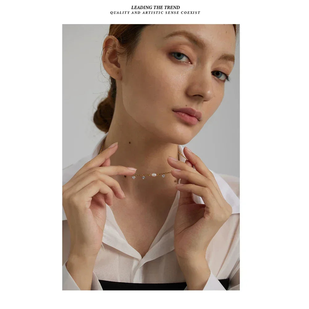 Ethereal Sparkle Necklace - TM & CO. JEWELS 