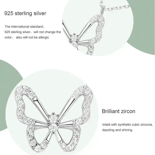Butterfly Elegance Necklace - TM & Co. Jewels
