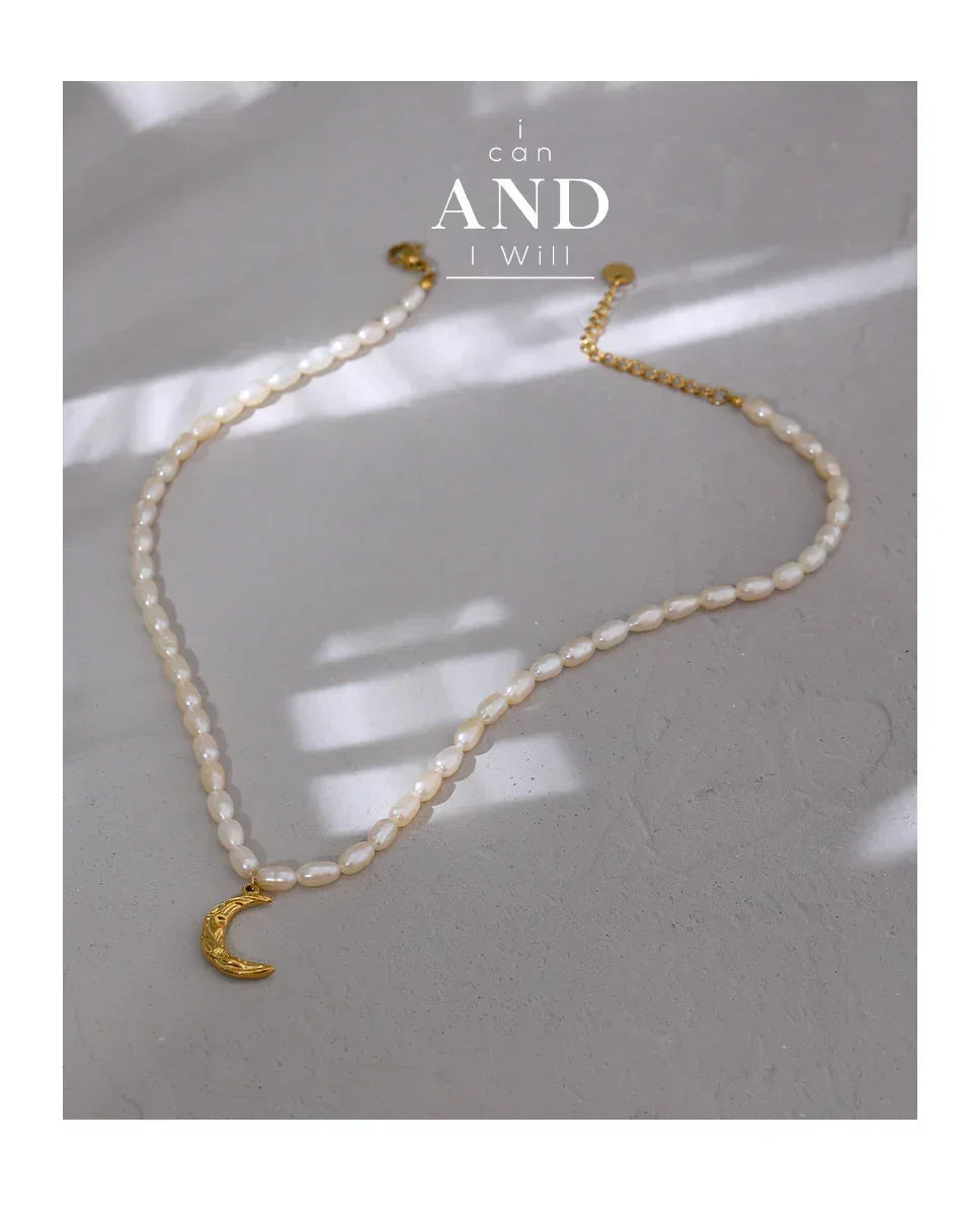 Lunar Pearl Choker - TM & CO. JEWELS 