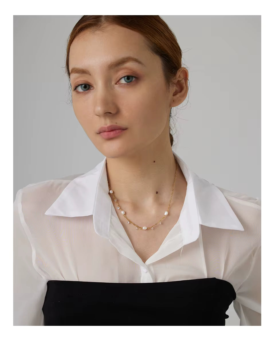 Ethereal Sparkle Necklace - TM & CO. JEWELS 