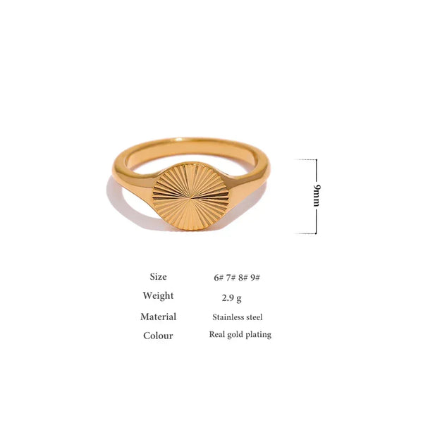Golden Zenith Ring - TM & CO. JEWELS 
