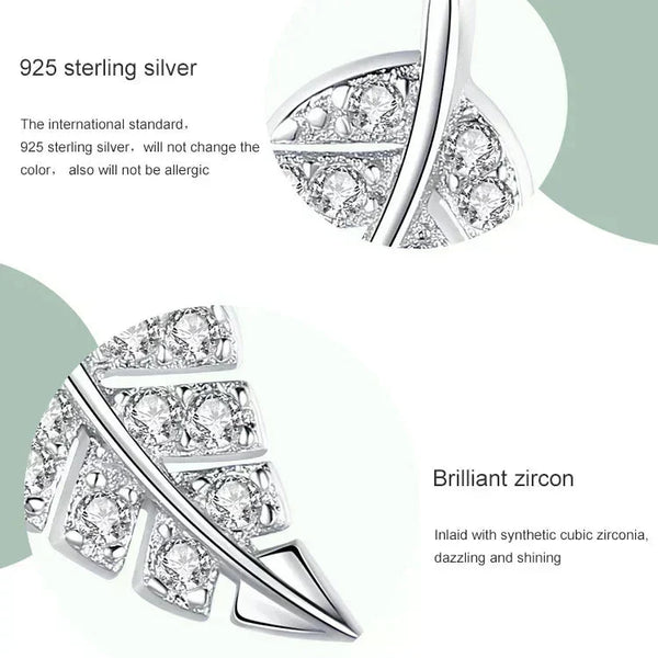 Isabella's Feather Glow Earrings - TM & Co. Jewels
