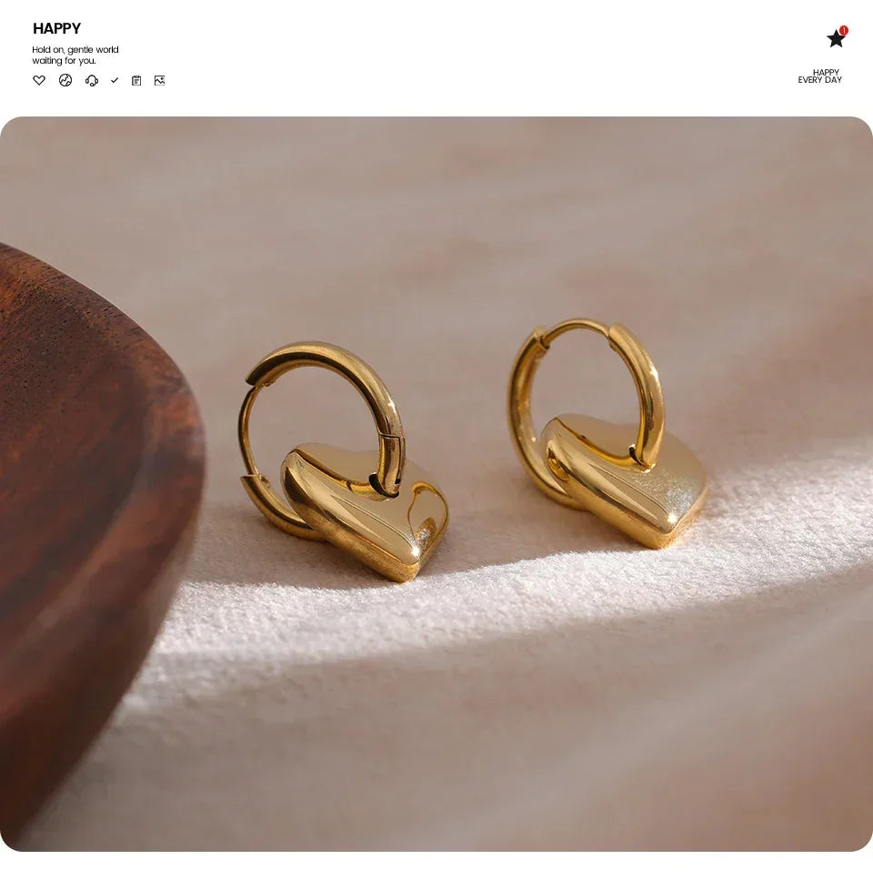 Eternal Heart Huggies - TM & Co. Jewels