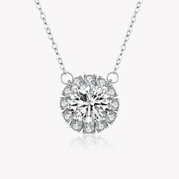 Luminous Circle Sterling Necklace - TM & Co. Jewels
