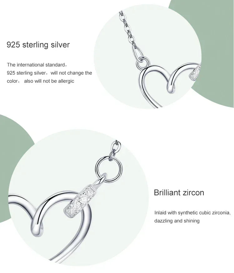 Cherished Heart Pendant Necklace - TM & CO. JEWELS 