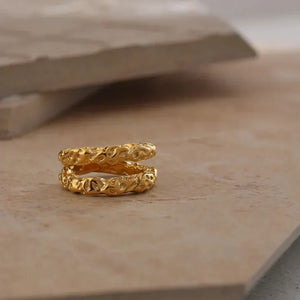 Olivia's Gold Textured Ring