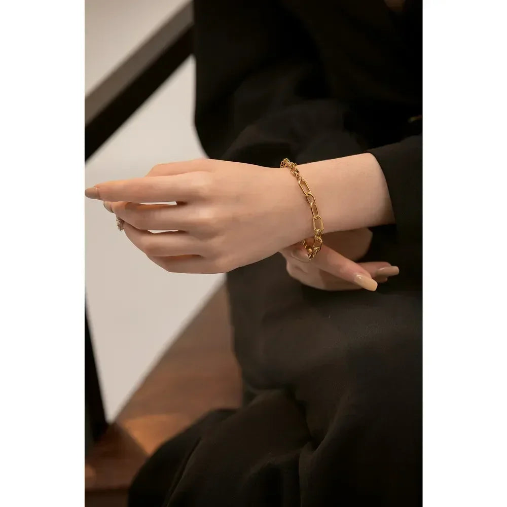 Golden Harmony Charm Bracelet - TM & Co. Jewels