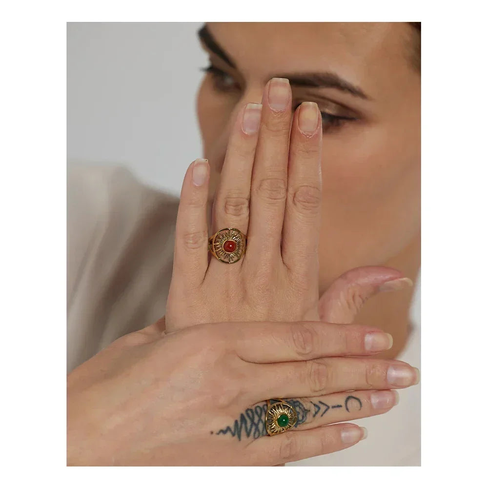 Scarlet Glow Ring - TM & Co. Jewels