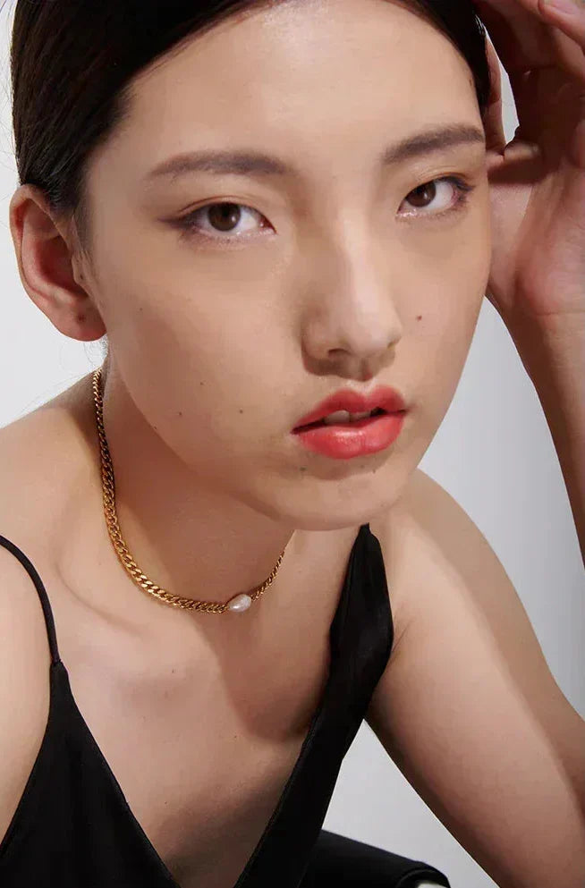 Lustrous Pearl Necklace - TM & CO. JEWELS 